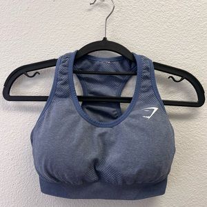 Gymshark Vital Seamless 2.0 Sports Bra Greyish Blue Size Small